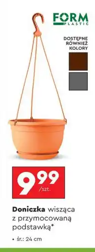 Biedronka Doniczka wisząca z przymocowaną podstawką oferta