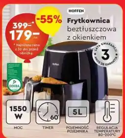 Biedronka Frytkownica beztłuszczowa z okienkiem oferta