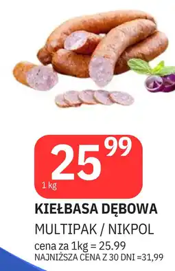 E.Leclerc Kiełbasa dębowa Nik-Pol oferta