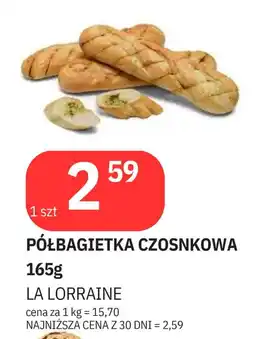 E.Leclerc Bagietka z masłem czosnkowym La Lorraine oferta