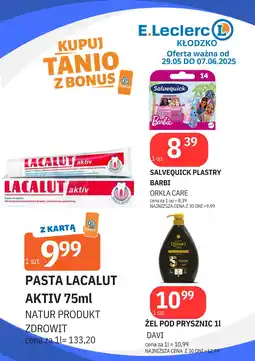 E.Leclerc Pasta do zębów Lacalut Aktiv oferta