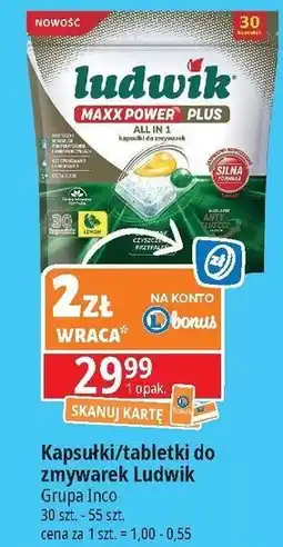 E.Leclerc Kapsułki do zmywarki Ludwik Maxx Power oferta