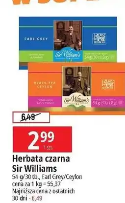 E.Leclerc Herbata ceylon Sir William's Tea oferta