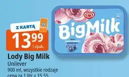 E.Leclerc Lody śmietankowo-jagodowe Algida Big Milk oferta