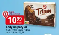 E.Leclerc Lody cafe Wiodąca Marka Trium oferta