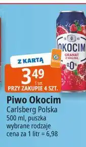 E.Leclerc Piwo Okocim Granat Z Maliną 0% oferta