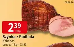 E.Leclerc Szynka z podhala Kabanos oferta
