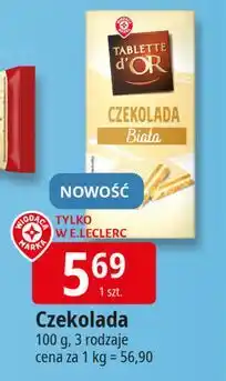 E.Leclerc Czekolada gorzka Wiodąca Marka Tablette D'or oferta