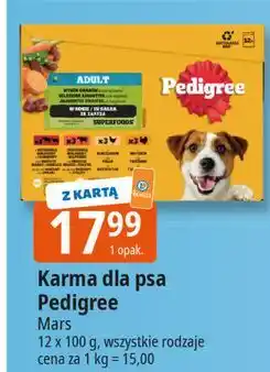 E.Leclerc Karma dla psa w sosie 3 x kurczak z warzywami + wołowina indyk jagnięciną Pedigree Vital oferta