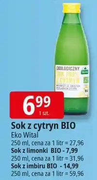 E.Leclerc Sok z imbiru Ekowital oferta