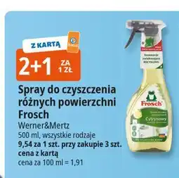 E.Leclerc Płyn do czyszczenia kabin prysznicowych cytrynowy Frosch oferta