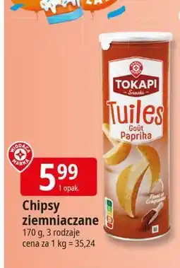 E.Leclerc Chipsy paprykowe tuba Wiodąca Marka Tokapi oferta