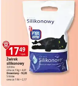 E.Leclerc Żwirek drewniany dla kotów Wiodąca Marka P'tit Ami oferta