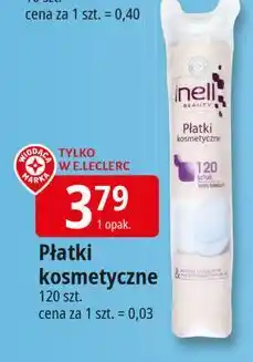 E.Leclerc Płatki kosmetyczne Wiodąca Marka Inell oferta