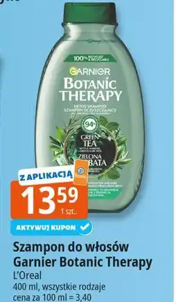 E.Leclerc Szampon do włosów zielona herbata & eukaliptus cytrus Garnier Botanic Therapy oferta