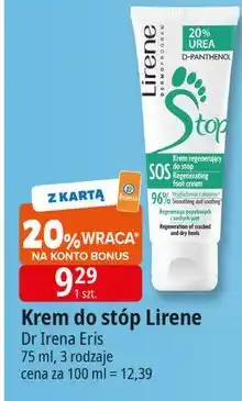 E.Leclerc Krem do stóp regenerujący Lirene Kremy Do Stóp oferta