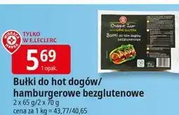 E.Leclerc Bułki hamburgerowe bezglutenowe Wiodąca Marka Chaque Jour oferta