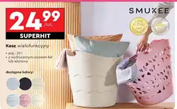 Biedronka Kosz uniwersalny z fakturą 30 l Smukee oferta