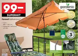 Biedronka Parasol balkonowy 180 x 120 cm Gardenic oferta