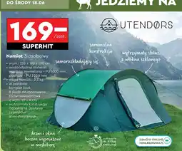 Biedronka Namiot 3 osobowy Utendors oferta