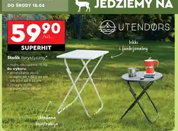 Biedronka Stolik turystyczny okrągły 40 x 46 cm Utendors oferta