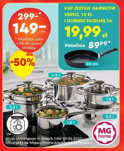 Biedronka Komplet garnków verso Mg Home oferta