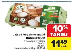 Carrefour Jaja od kury zielononóżki 10 szt. Carrefour oferta