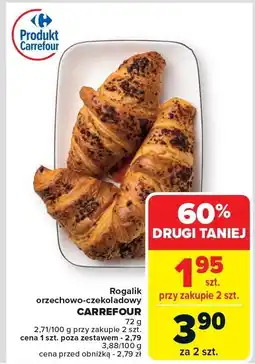 Carrefour Market Rogalik orzechowo-czekoladowy Carrefour oferta