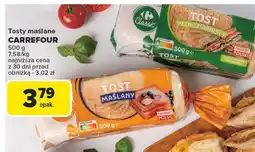 Carrefour Tosty pełnoziarniste 500g Carrefour oferta