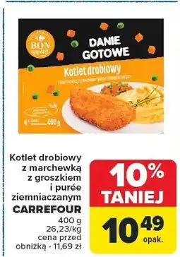 Carrefour Danie gotowe kotlet drobiowy Bon Appetit 400g oferta