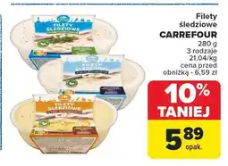 Carrefour Filety śledziowe Carrefour 280g oferta