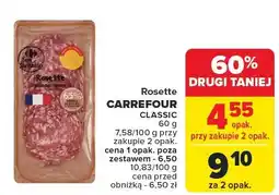 Carrefour Kiełbasa Rosette CARREFOUR CLASSIC 60g oferta