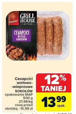 Carrefour Market Cevapcici wieprzowo-wołowe Sokołów oferta