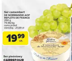 Carrefour Ser camembert DE NORMANDIE AOP REFLETS DE FRANCE 250g oferta