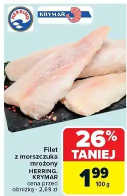Carrefour Market Filet z morszczuka mrożony Herring, Krymar oferta