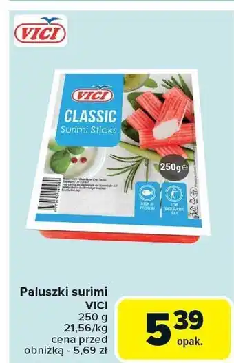 Carrefour Market Paluszki surimi Vici oferta