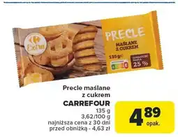 Carrefour Precle maślane z cukrem CARREFOUR 135g oferta