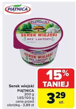 Carrefour Market Serek wiejski PIĄTNICA 200g Piątnica oferta