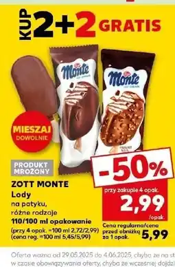 Kaufland Lody Zott monte oferta