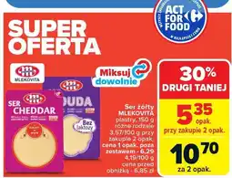 Carrefour Market Ser żółty MLEKOVITA 150g oferta