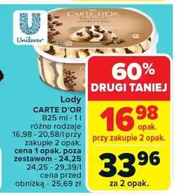 Carrefour Market Lody CARTE D'OR 825ml oferta