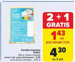 Carrefour Kostka topiona 100g SIMPL oferta