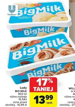Carrefour Market Lody BIG MILK 900ml oferta
