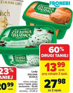 Carrefour Market Lody ZIELONA BUDKA 1l oferta