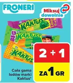 Carrefour Market Lody KAKTUS multipak 9x45 ml, 6x75 ml Froneri oferta