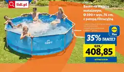Lidl Basen na stelażu metalowym Crivit oferta