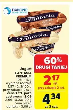 Carrefour Market Jogurt FANTASIA PREMIUM 103-116 g Danone oferta