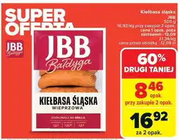 Carrefour Market Kiełbasa śląska wieprzowa 500g JBB Bałdyga oferta
