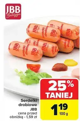 Carrefour Market Serdelki drobiowe JBB 100g oferta