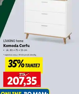 Lidl Komoda Corfu Livarno Home oferta